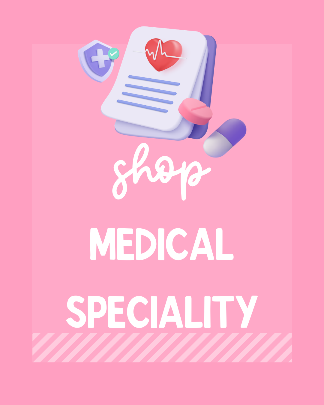 Medical Specialty Badge Reel