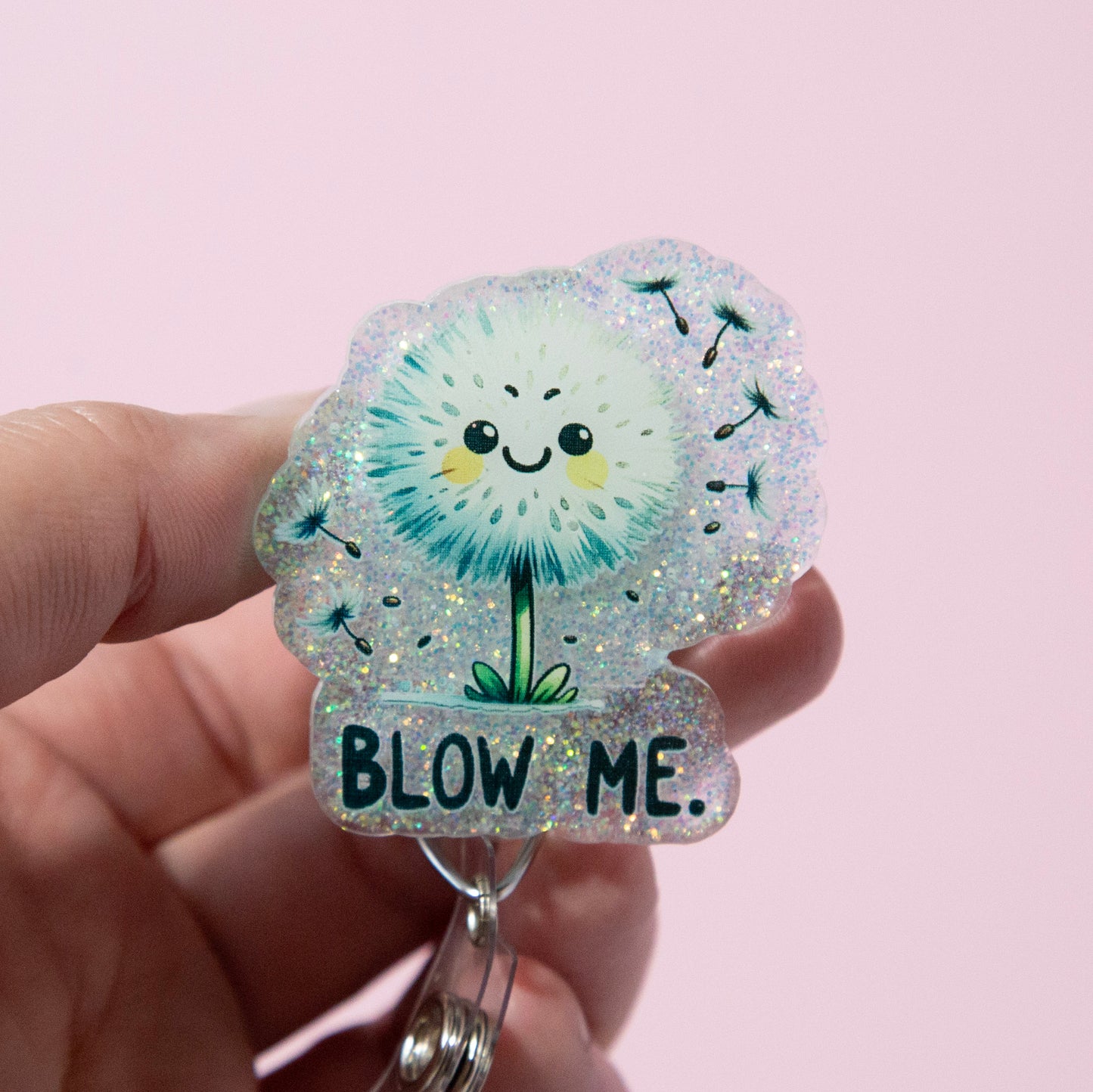 Blow Me Funny Badge Reel, Nurse Badge Reel