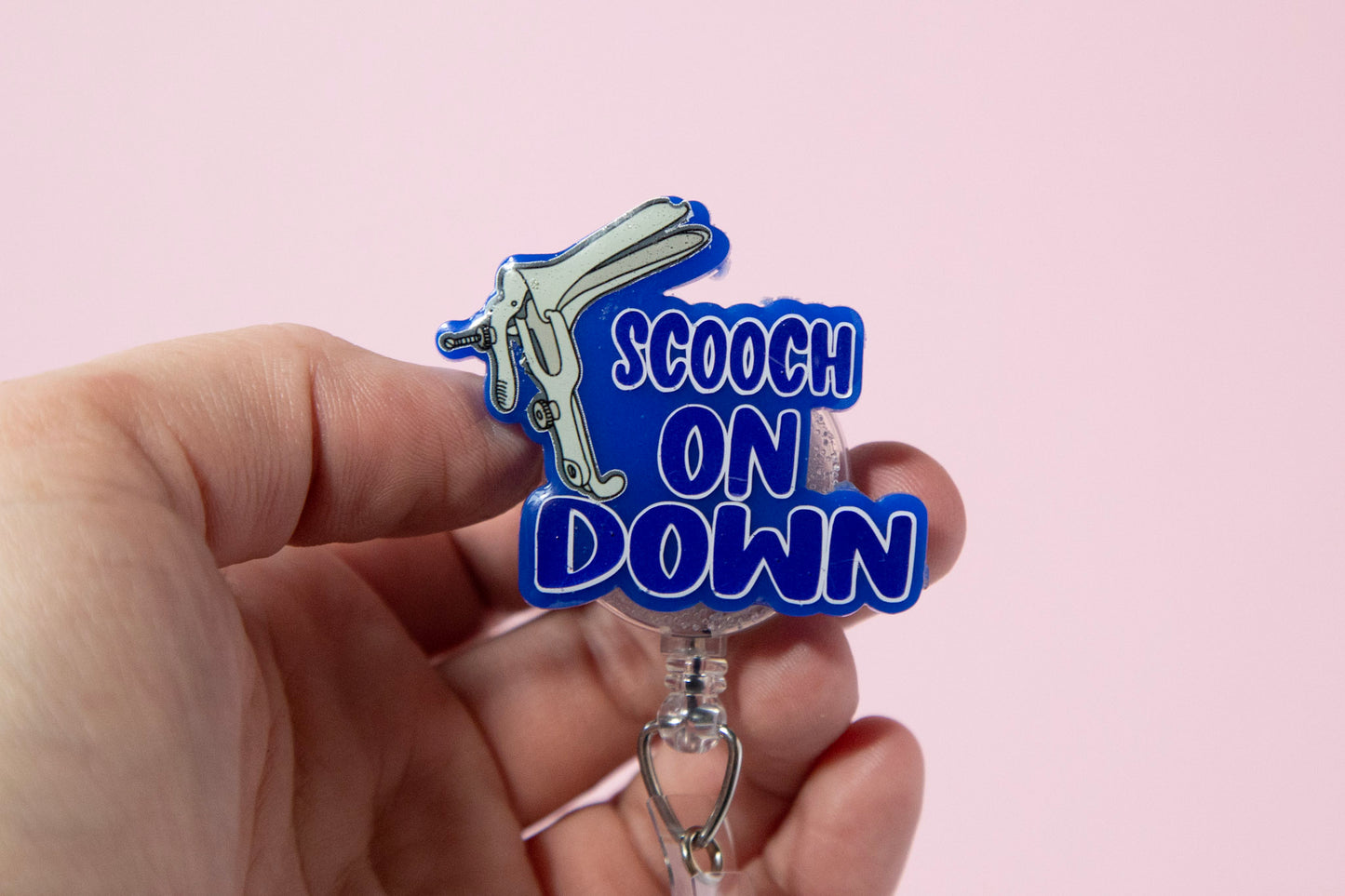 Schoch on Down Badge Reel (No Glitter)
