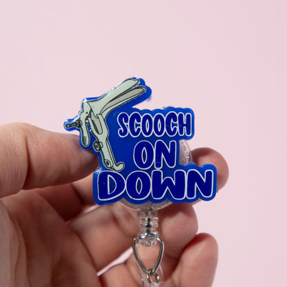 Schoch on Down Badge Reel (No Glitter)
