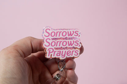 Spilling the Tea like Lady Whistledown Badge Reel, Interchangeable ID Holder