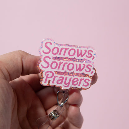 Spilling the Tea like Lady Whistledown Badge Reel, Interchangeable ID Holder