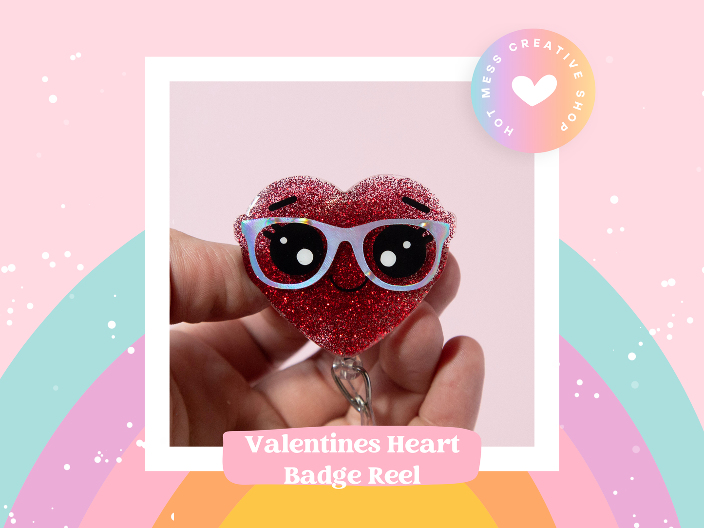 Valentines Day Badge Reel, Love Heart