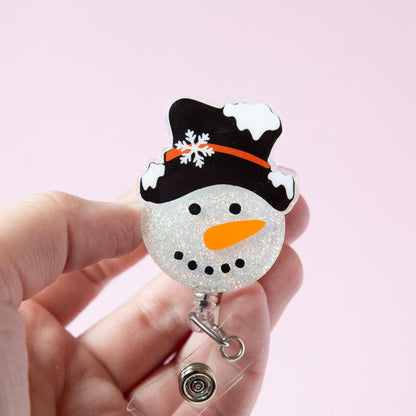 Snowman Badge Reel