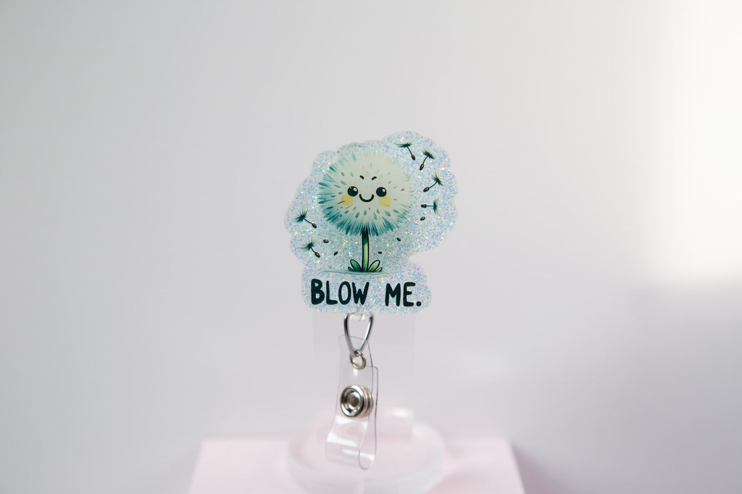 Blow Me Funny Badge Reel, Nurse Badge Reel