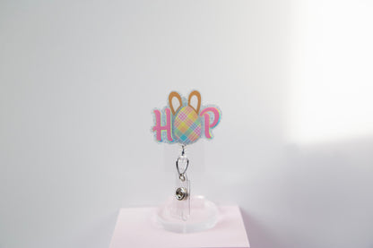 Easter badge reel, Hop badge reel