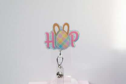 Easter badge reel, Hop badge reel