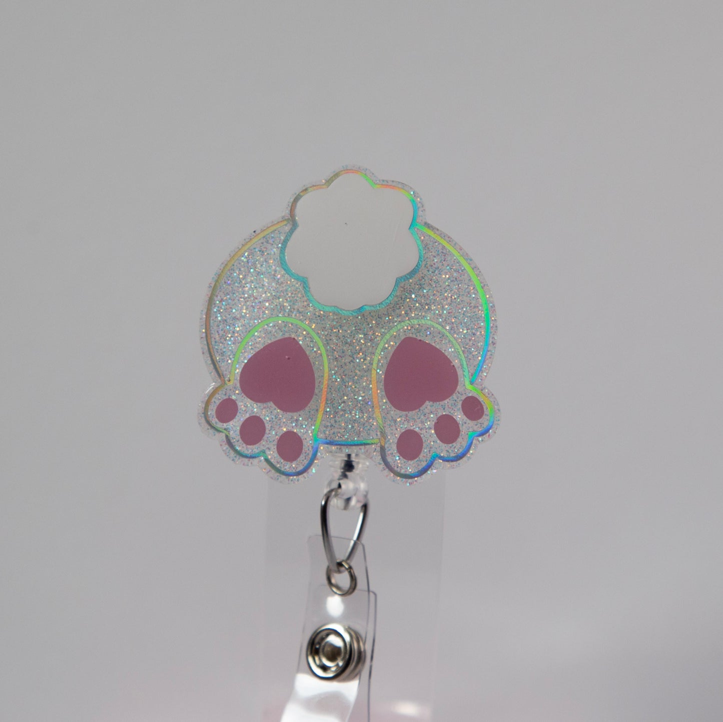 Easter badge reel, Bunny Butt ID Holder