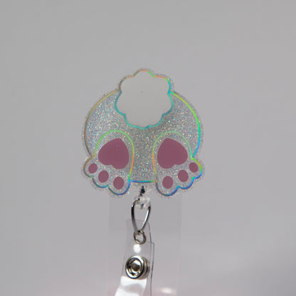 Easter badge reel, Bunny Butt ID Holder