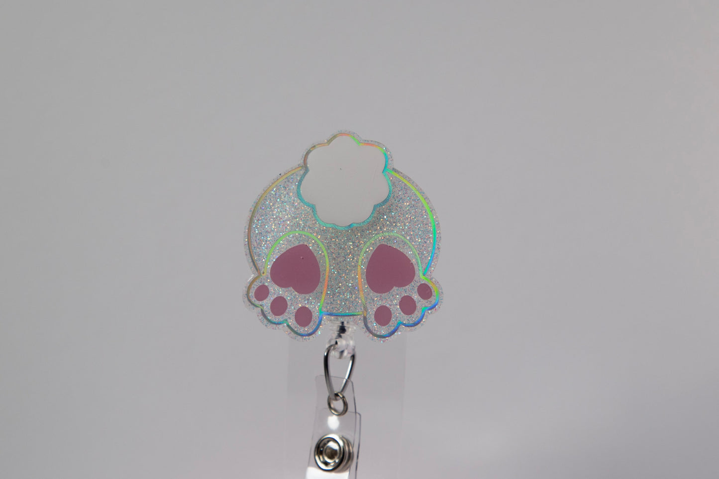 Easter badge reel, Bunny Butt ID Holder