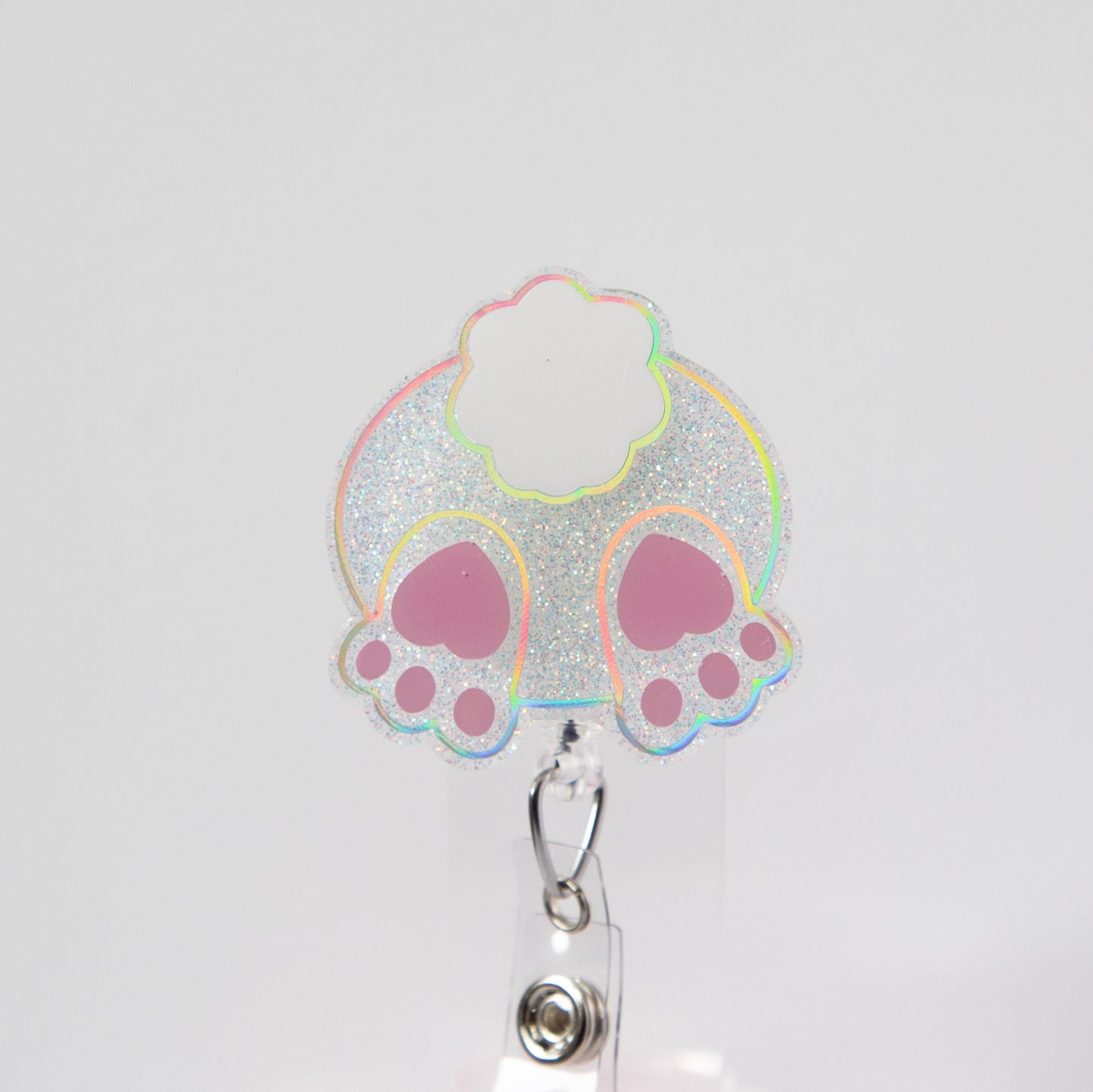 Easter badge reel, Bunny Butt ID Holder
