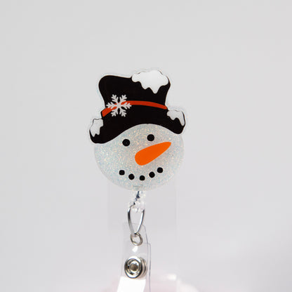 Snowman Badge Reel