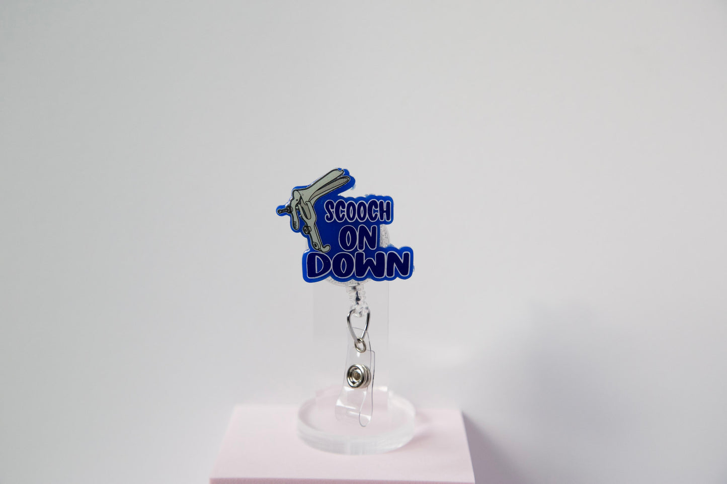 Schoch on Down Badge Reel (No Glitter)