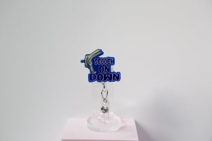 Schoch on Down Badge Reel (No Glitter)