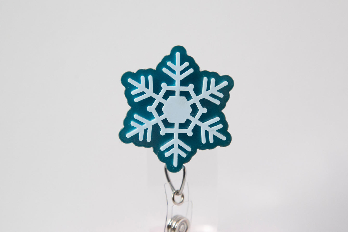3D Snowflake Winter Badge Reel