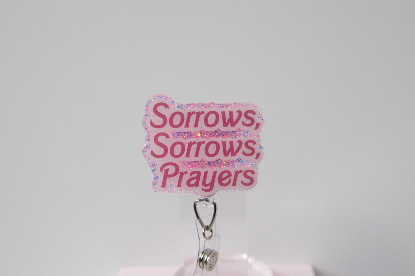 Spilling the Tea like Lady Whistledown Badge Reel, Interchangeable ID Holder