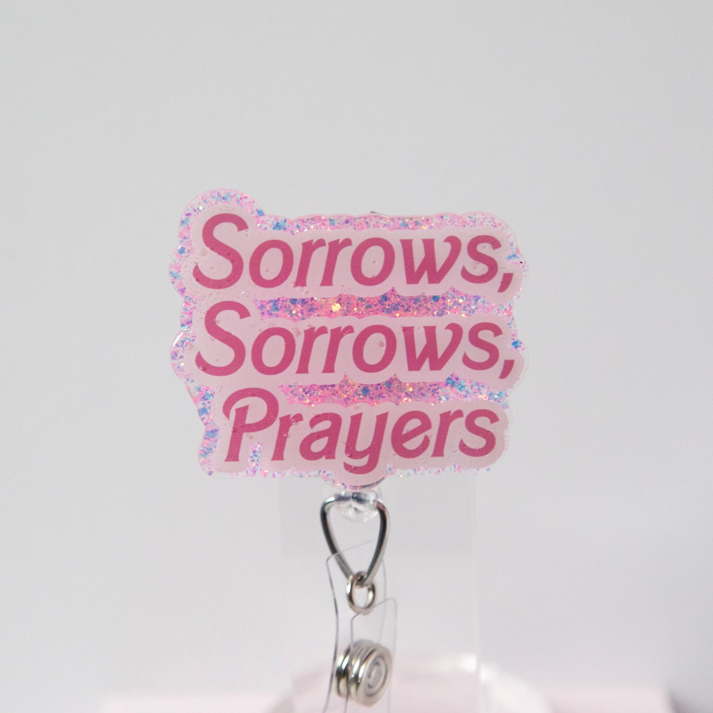 Spilling the Tea like Lady Whistledown Badge Reel, Interchangeable ID Holder