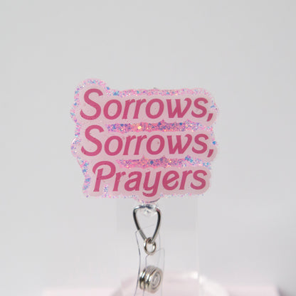 Spilling the Tea like Lady Whistledown Badge Reel, Interchangeable ID Holder
