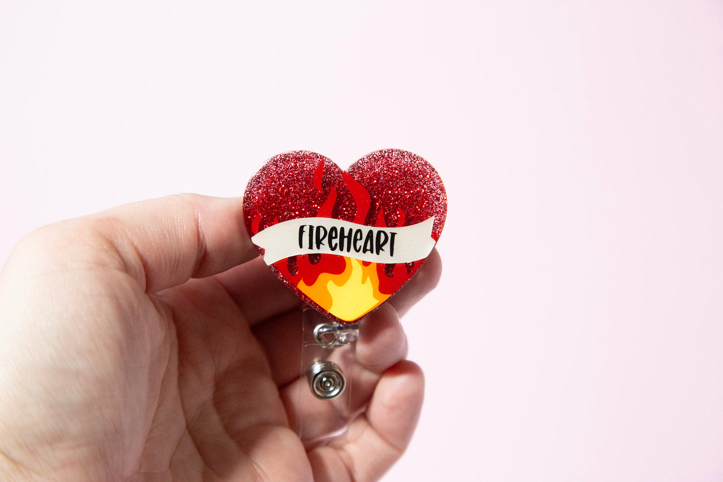 Fireheart TOG Badge Reel, Interchangeable ID Holder