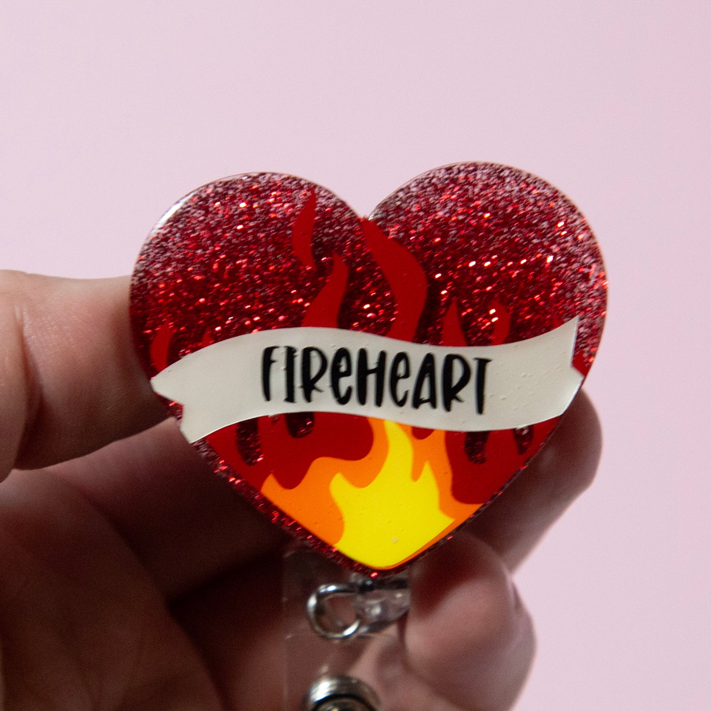 Fireheart TOG Badge Reel, Interchangeable ID Holder