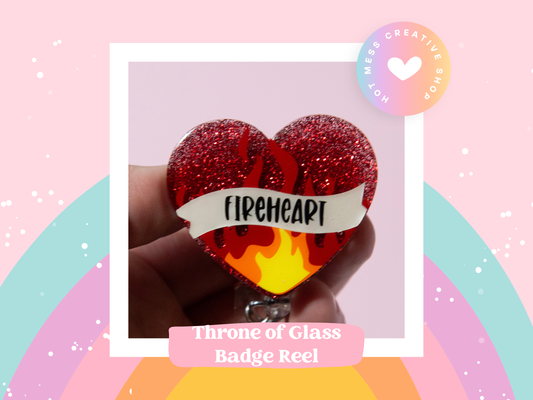 Fireheart TOG Badge Reel, Interchangeable ID Holder