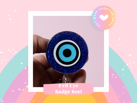 Eye of Protection Badge Reel, Interchangeable ID Holder