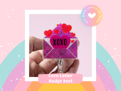Valentines Day Badge Reel, Love Letter